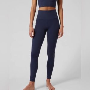 NWT Athleta Pocket Tights Navy